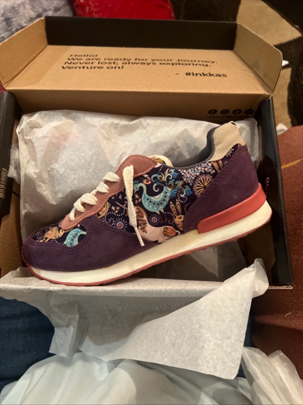 Inkkas Women's Size 9 MYTHICAL Creatures Sneakers - GORGEOUS Jogger Saola Vegan